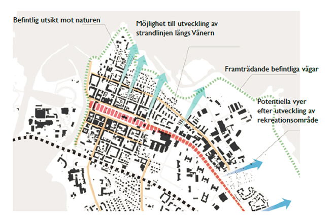 Exempel på platsanalys som kan göras i detta skede. Platsanalysen ska grunda sig på arkitektursstrategins steg 1.