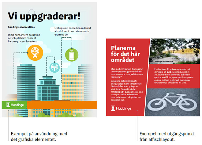 Informationstavlor, varianter