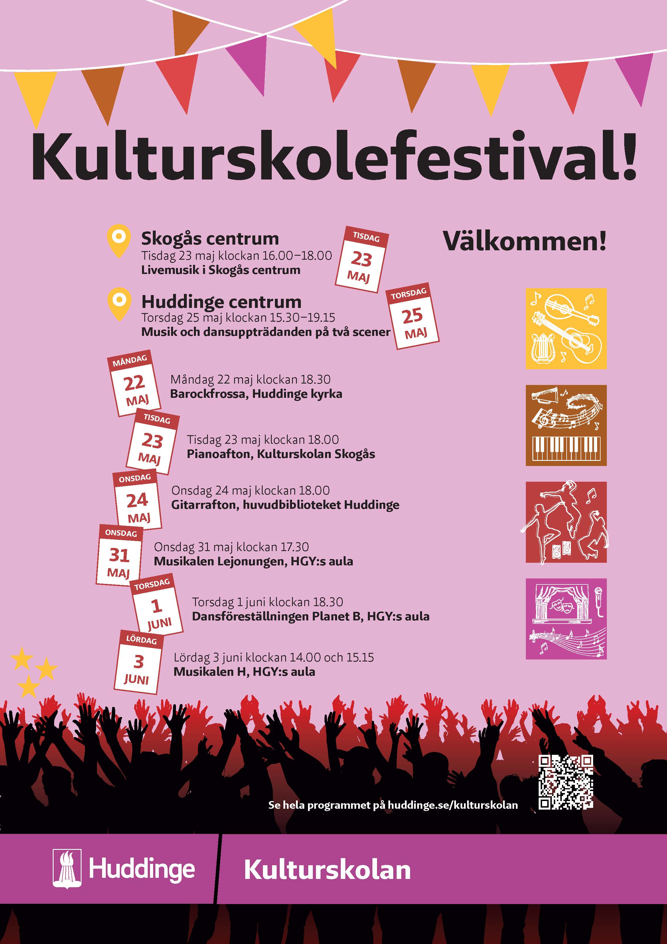 Affisch för kulturskolefestivalen