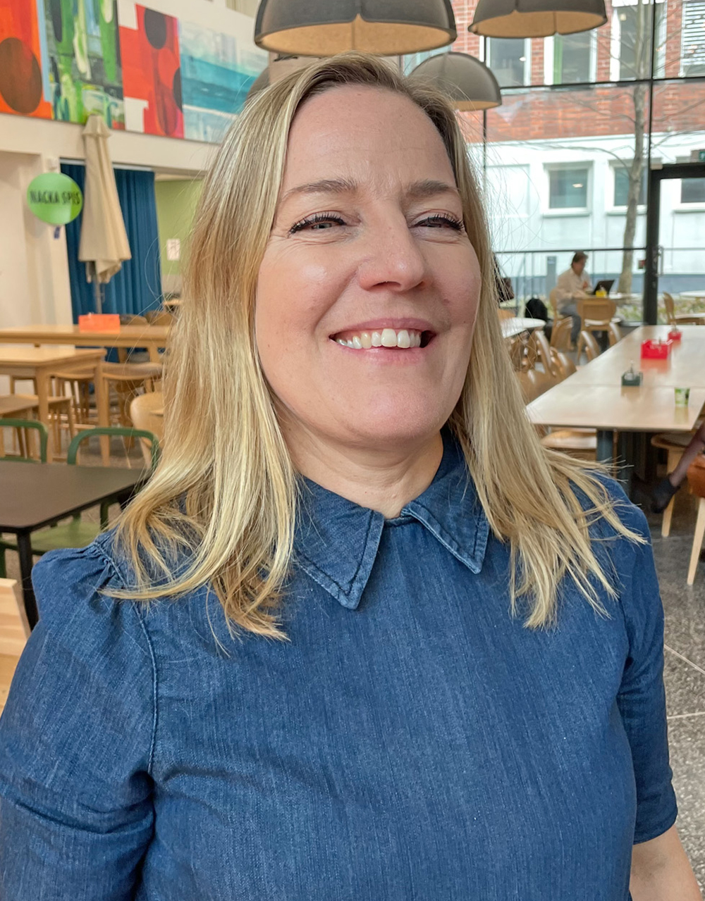 Porträttbild på Lina Bergelt.