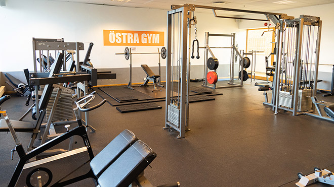 Östra gymnasiets gym.