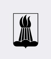Svart kommunvapen.
